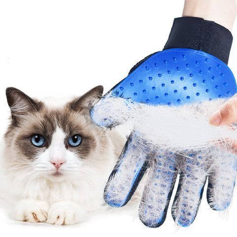 Darrahopens Pet Care > Cleaning & Maintenance > Pet Cleaning Supplies 5 Pairs Blue Pet Grooming Gloves for Dogs & Cats - Deshedding, Bathing & Massage Brush
