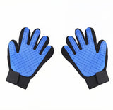 Darrahopens Pet Care > Cleaning & Maintenance > Pet Cleaning Supplies 5 Pairs Blue Pet Grooming Gloves for Dogs & Cats - Deshedding, Bathing & Massage Brush