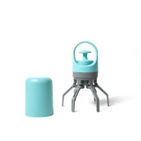 Darrahopens Pet Care > Cleaning & Maintenance > Pet Cleaning Supplies Blue Portable 6-Claw Pet Pooper Scooper - Hands-Free Dog Waste Picker with Integrated Bag Dispenser and Storage Cap - Lightweight Sanitary Waste Removal Tool for Outdoor Walking and Travel