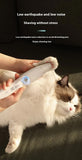 Darrahopens Pet Care > Cleaning & Maintenance > Pet Cleaning Supplies Blue Rechargeable Pet Grooming Clipper with Built-in Vacuum - Low Noise Hair Trimmer for Dogs & Cats