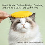Darrahopens Pet Care > Cleaning & Maintenance > Pet Cleaning Supplies Green Pet Durian Massage Comb 2-Pack - Cat Deshedding Brush with Dual-Sided TPR Design for Soft Skin and Fur Cleaning