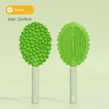 Darrahopens Pet Care > Cleaning & Maintenance > Pet Cleaning Supplies Green Pet Durian Massage Comb 2-Pack - Cat Deshedding Brush with Dual-Sided TPR Design for Soft Skin and Fur Cleaning