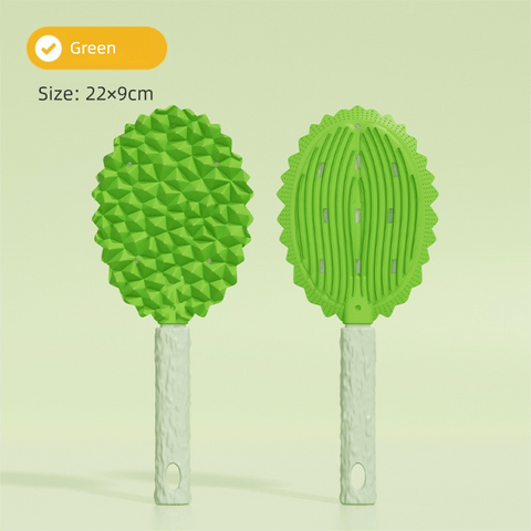 Darrahopens Pet Care > Cleaning & Maintenance > Pet Cleaning Supplies Green Pet Durian Massage Comb 2-Pack - Cat Deshedding Brush with Dual-Sided TPR Design for Soft Skin and Fur Cleaning