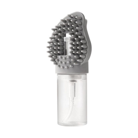 Darrahopens Pet Care > Cleaning & Maintenance > Pet Cleaning Supplies Grey Pet Shampoo Brush Silicone Foaming Massage Comb Dog Cat Bathing Grooming Tool