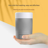 Darrahopens Pet Care > Cleaning & Maintenance > Pet Cleaning Supplies Orange Pet Paw Cleaner Cup - Portable Dog Foot Washer with Soft Silicone Bristles - Easy Clean, Detachable Design for Small to Medium Dogs & Cats