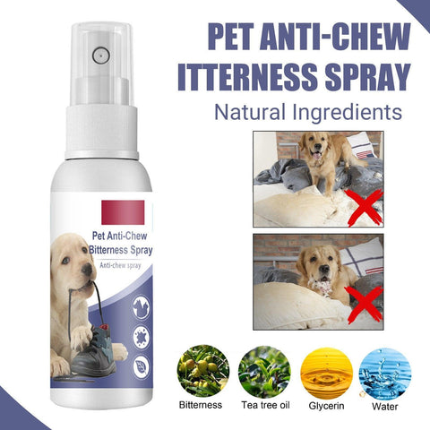 Darrahopens Pet Care > Cleaning & Maintenance > Pet Cleaning Supplies Pet Anti Chew Spray Dogs Stop Biting Furniture Sofa Legs Protection Bitter Spray