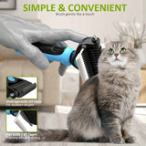 Darrahopens Pet Care > Cleaning & Maintenance > Pet Cleaning Supplies Pet Hair Remover Brush Double-Sided Pet Brush Pet Grooming Tool Dog Brush Cat - Black - Size Small size -fine teeth 67 In Australia - Darrahopens