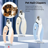 Darrahopens Pet Care > Cleaning & Maintenance > Pet Cleaning Supplies Pet Nail Clippers with Light, Splatter-Proof and Safe, Universal Tool for Cats and Dogs, LED Light for Locating the Quick - Pink