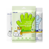Darrahopens Pet Care > Cleaning & Maintenance > Pet Cleaning Supplies Pet wash-free cleaning gloves for dog bathing and deodorizing, cat dry cleaning wet wipes supplies, two packs.
