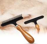 Darrahopens Pet Care > Cleaning & Maintenance > Pet Cleaning Supplies Portable Carpet Rake for Matted and Shag Rugs, Handheld Carpet Grooming Tool for Pet Hair, Deep Cleaning and Fluffy Pile Care, Black, 15.2 x 11 cm In Australia - Darrahopens