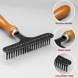 Darrahopens Pet Care > Cleaning & Maintenance > Pet Cleaning Supplies Portable Carpet Rake for Matted and Shag Rugs, Handheld Carpet Grooming Tool for Pet Hair, Deep Cleaning and Fluffy Pile Care, Black, 15.2 x 11 cm In Australia - Darrahopens