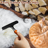 Darrahopens Pet Care > Cleaning & Maintenance > Pet Cleaning Supplies Portable Carpet Rake for Matted and Shag Rugs, Handheld Carpet Grooming Tool for Pet Hair, Deep Cleaning and Fluffy Pile Care, Black, 15.2 x 11 cm In Australia - Darrahopens