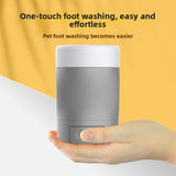 Darrahopens Pet Care > Cleaning & Maintenance > Pet Cleaning Supplies Portable Dog Paw Washer Cup - 360 Degree Muddy Foot Cleaner with Soft Bristles - Gentle Grooming Tool for Cats & Small to Medium Dogs - Grey