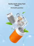 Darrahopens Pet Care > Cleaning & Maintenance > Pet Cleaning Supplies Portable Dog Paw Washer Cup - 360 Degree Muddy Foot Cleaner with Soft Bristles - Gentle Grooming Tool for Cats & Small to Medium Dogs - Grey