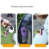 Darrahopens Pet Care > Cleaning & Maintenance > Pet Cleaning Supplies Portable Poop Bag Holder Dispenser for Dog Walking – Mesh Roll Bag Storage Case with Carabiner Clip, Easy One-Hand Pull for Outdoor Pet Waste Cleanup (Red) In Australia - Darrahopens
