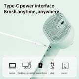 Darrahopens Pet Care > Cleaning & Maintenance > Pet Cleaning Supplies Rechargeable Pet Massage Comb with Spray, Anti-Shedding, Detangling, and Cleaning Comb - White