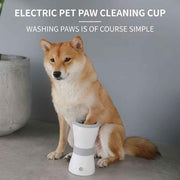 USB Rechargeable Electric Pet Paw Washer Cup – Automatic Dog Foot Cleaner with Soft Silicone Bristles for Quick Mud & Dirt Removal After Walks, Ideal for Indoor Hygiene, Portable & Splash-Proof Design for Small to Medium Pets (Black)