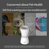 USB Rechargeable Electric Pet Paw Washer Cup – Automatic Dog Foot Cleaner with Soft Silicone Bristles for Quick Mud & Dirt Removal After Walks, Ideal for Indoor Hygiene, Portable & Splash-Proof Design for Small to Medium Pets (Pink)