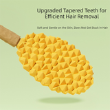 Darrahopens Pet Care > Cleaning & Maintenance > Pet Cleaning Supplies Yellow Pet Durian Massage Comb 2-Pack - Cat Deshedding Brush with Dual-Sided TPR Design for Soft Skin and Fur Cleaning