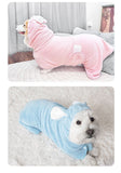 Darrahopens Pet Care > Cleaning & Maintenance > Pet Cleaning Supplies Yellow XL size Pet Drying Robe with Hood - Quick Dry Coral Fleece Towel for Dogs and Cats, Super Absorbent Bathrobe with Cute Rabbit Ears, Adjustable Fit for All Sizes, Easy to Wear and Machine Washable