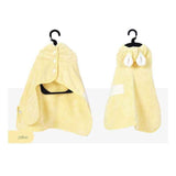 Yellow XS size Pet Drying Robe with Hood - Quick Dry Coral Fleece Towel for Dogs and Cats, Super Absorbent Bathrobe with Cute Rabbit Ears, Adjustable Fit for All Sizes, Easy to Wear and Machine Washable