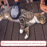 Darrahopens Pet Care > Cleaning & Maintenance > Pet Grooming Supplies 2 in 1 Pet Grooming Glove Deshedding Mitt for Cats and Dogs Hair Removal