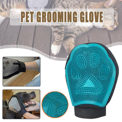 Darrahopens Pet Care > Cleaning & Maintenance > Pet Grooming Supplies 2 in 1 Pet Grooming Glove Deshedding Mitt for Cats and Dogs Hair Removal