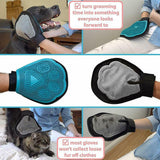 Darrahopens Pet Care > Cleaning & Maintenance > Pet Grooming Supplies 2 in 1 Pet Grooming Glove Deshedding Mitt for Cats and Dogs Hair Removal