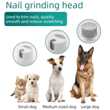 Darrahopens Pet Care > Cleaning & Maintenance > Pet Grooming Supplies 4-in-1 Pet Electric Clipper, Cat and Dog Hair Trimmer and Nail Grinder, Pet Grooming Supplies - White
