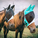 Darrahopens Pet Care > Cleaning & Maintenance > Pet Grooming Supplies Breathable Horse Face Mask - Mosquito, Insect, and Fly Protection - Equestrian and Race Horse Head Cover - Blue - S