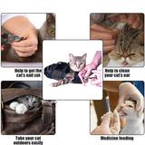 Darrahopens Pet Care > Cleaning & Maintenance > Pet Grooming Supplies Cat Grooming Restraint Bag Pet Bath Wash Bags Nail Trimming Anti Scratch