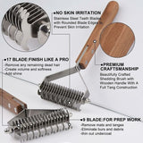 Darrahopens Pet Care > Cleaning & Maintenance > Pet Grooming Supplies Coat King Dog and Cat Brush, Pet Grooming Comb Deshedding Rake Significantly Reduces Shedding