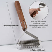 Darrahopens Pet Care > Cleaning & Maintenance > Pet Grooming Supplies Coat King Dog and Cat Brush, Pet Grooming Comb Deshedding Rake Significantly Reduces Shedding