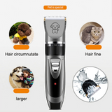 Darrahopens Pet Care > Cleaning & Maintenance > Pet Grooming Supplies Electric Dog Cat Grooming Kit Pet Hair Shaver Trimmer Cordless Scissors Clipper Spare Head