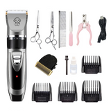 Darrahopens Pet Care > Cleaning & Maintenance > Pet Grooming Supplies Electric Dog Cat Grooming Kit Pet Hair Shaver Trimmer Cordless Scissors Clipper Spare Head