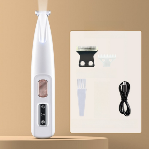 Darrahopens Pet Care > Cleaning & Maintenance > Pet Grooming Supplies F5 Portable Pet Hair Detailed Trimmer(2 * 140mm Blades) - Cat & Dog Waterproof  Grooming Clipper with LED Light &  Display, Low-Noise Ceramic Blade