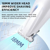 Darrahopens Pet Care > Cleaning & Maintenance > Pet Grooming Supplies F6 Portable Pet Hair Detailed Trimmer(2 * 140mm Blades) - Cat & Dog Waterproof  Grooming Clipper with LED Light &  Display, Low-Noise Ceramic Blade