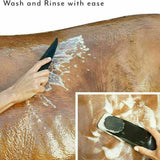 Darrahopens Pet Care > Cleaning & Maintenance > Pet Grooming Supplies Horses Dogs Grooming Brush 6-In-1 Shedding Grooming Massage Kit Neat Pet Comb