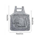 Darrahopens Pet Care > Cleaning & Maintenance > Pet Grooming Supplies Non-stick Hair Cat Apron Kangaroo Style Pet Grooming Bib No-Hole Design