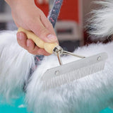 Darrahopens Pet Care > Cleaning & Maintenance > Pet Grooming Supplies Pet Brush Hair Comb Grooming Rake Comb Dogs and Cats Shedding Deshedding Tool
