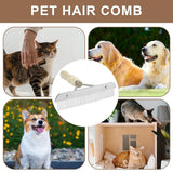 Darrahopens Pet Care > Cleaning & Maintenance > Pet Grooming Supplies Pet Brush Hair Comb Grooming Rake Comb Dogs and Cats Shedding Deshedding Tool