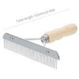 Darrahopens Pet Care > Cleaning & Maintenance > Pet Grooming Supplies Pet Brush Hair Comb Grooming Rake Comb Dogs and Cats Shedding Deshedding Tool