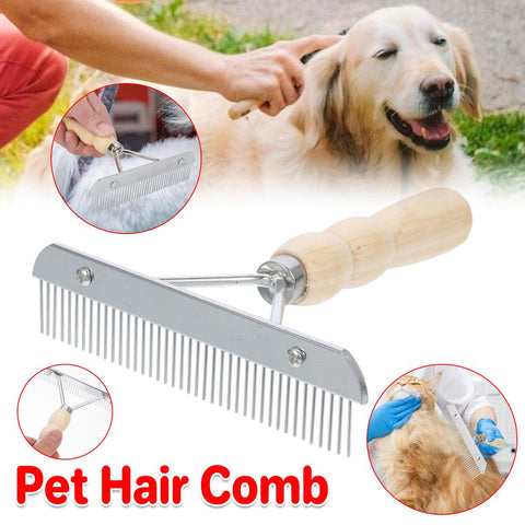Darrahopens Pet Care > Cleaning & Maintenance > Pet Grooming Supplies Pet Brush Hair Comb Grooming Rake Comb Dogs and Cats Shedding Deshedding Tool