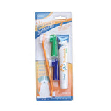 Darrahopens Pet Care > Cleaning & Maintenance > Pet Grooming Supplies Pet Dog Teeth Cleaning Toothpaste with Toothbrush and Backup Brush Vanilla Flavoured