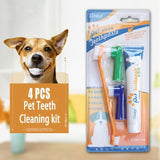 Darrahopens Pet Care > Cleaning & Maintenance > Pet Grooming Supplies Pet Dog Teeth Cleaning Toothpaste with Toothbrush and Backup Brush Vanilla Flavoured