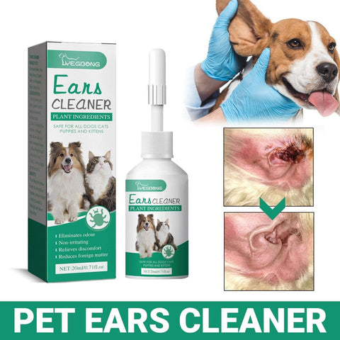 Darrahopens Pet Care > Cleaning & Maintenance > Pet Grooming Supplies Pet Ear Drops for Cats Dogs Clean Mites Deodorize Itchy Ears Universal Solution