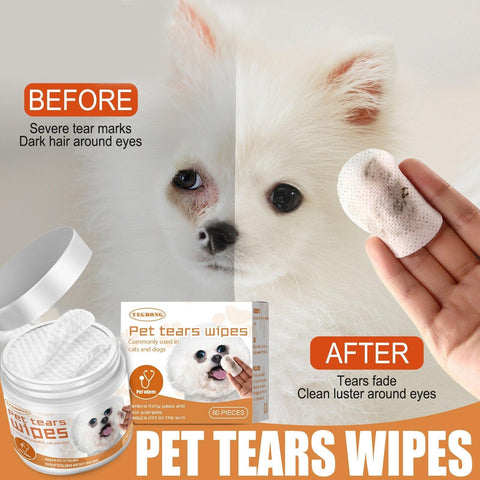 Darrahopens Pet Care > Cleaning & Maintenance > Pet Grooming Supplies Pet Eye Wipes Clean Dogs Cats Tear Stain Removal Eye Dirt Cleaning Cotton Pads