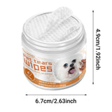 Darrahopens Pet Care > Cleaning & Maintenance > Pet Grooming Supplies Pet Eye Wipes Clean Dogs Cats Tear Stain Removal Eye Dirt Cleaning Cotton Pads