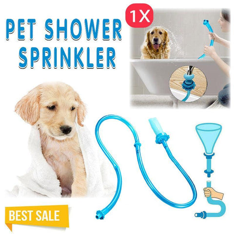 Darrahopens Pet Care > Cleaning & Maintenance > Pet Grooming Supplies Pet Shower Connector Wash Hose Attachment Sprinkler Handheld Rinser Dogs Bathing