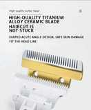 Darrahopens Pet Care > Cleaning & Maintenance > Pet Grooming Supplies Professional Pet Grooming Hair Clipper Kit - Rechargeable, Low Noise, with Ceramic Blades & 5-Speed Adjustment(White)